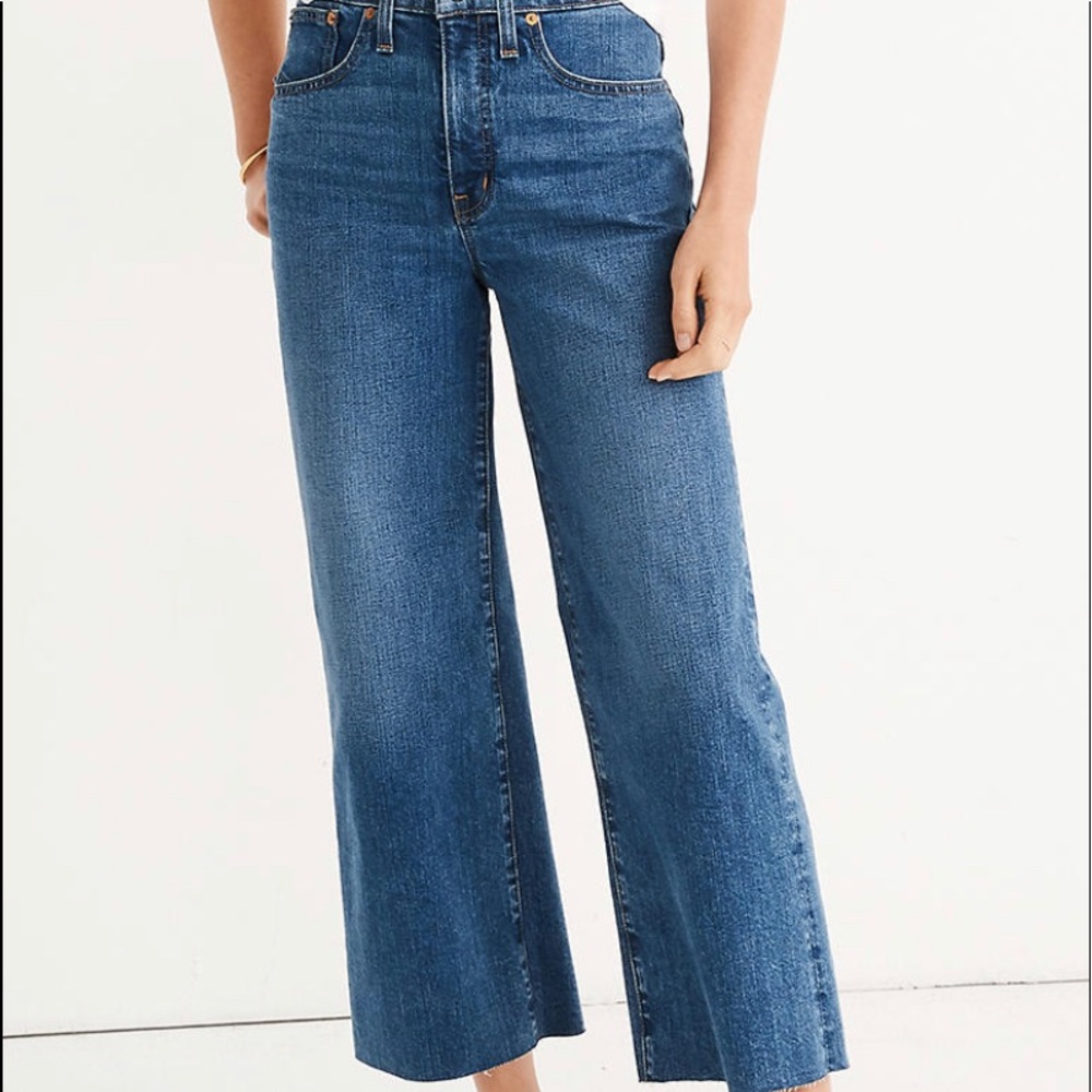 Madewell slim leg crop pants